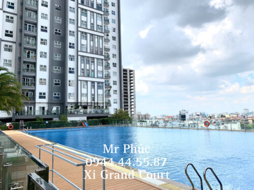 Cho thuê căn hộ Xi Grand Court 109m2, 3 phòng ngủ, nhà trống, giá 23 triệu. LH: 0944.44.55.87