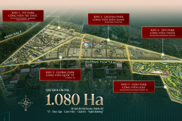 Tổng phân khu Vinhomes SaiGon Park