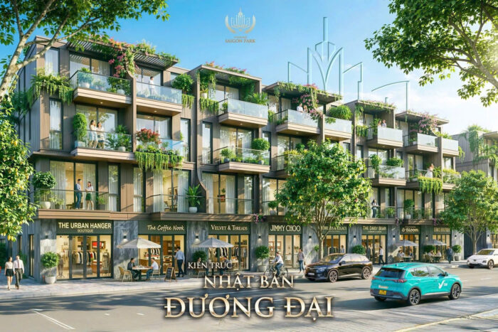Phối cảnh nhà phố tại Vinhomes SaiGon Park